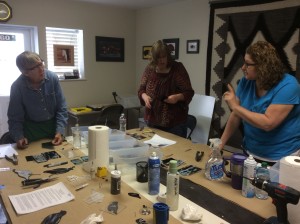 Fused Glass Quail Sculptures